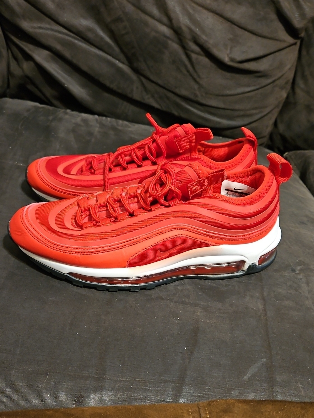 Nike Women's Red Air Max 97 Athletic Sneakers